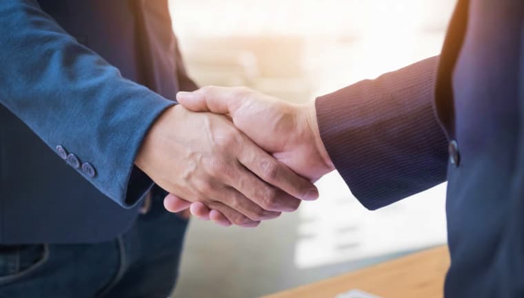 A handshake